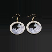 CEE0002-Ceramic Earrings