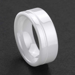 CER0009-Cheap Polished Ceramic Ring