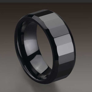 CER0054-Black Ceramic Rings