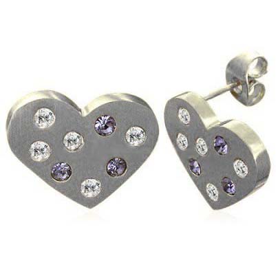 SSE0053-Polished Stainless Steel Earrings