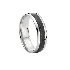 SSR0021-Cheap Stainless Steel CZ Stone Ring