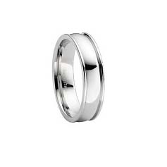 SSR0069-Stainless Steel CZ Wedding Rings