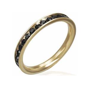SSR0103-Stainless Steel CZ Stone Ring