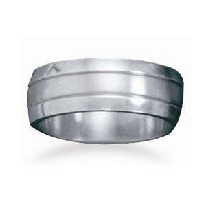 SSR0115-Black Stainless Steel Rings