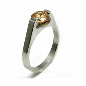 SSR0117-Black Tungsten Wedding Ring