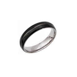 TIR0002-Black Titanium Rings