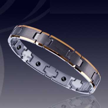 WCC0070-Black Plated Tungsten Wrist Chain
