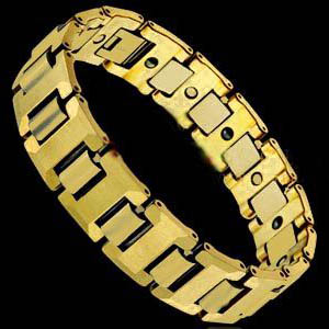 WCC0023-Gold Plated Tungsten Alloy Bracelet
