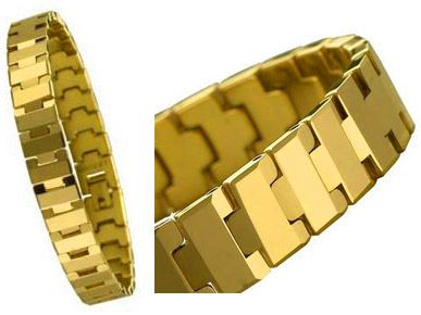 WCC0025-Tungsten Gold Bracelet