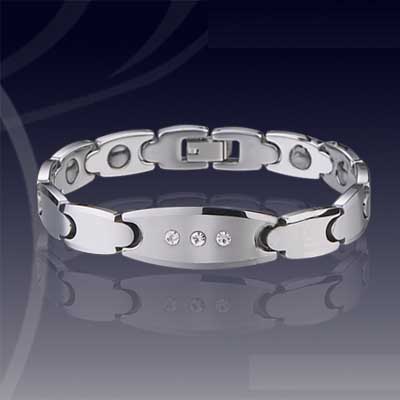 WCC0086-Polished Tungsten Carbide Wrist Chain
