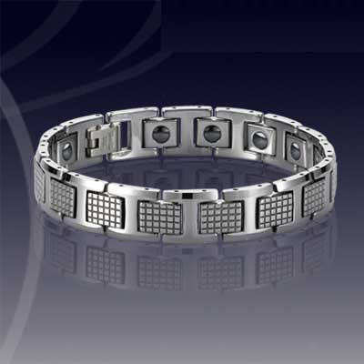 WCC0096-Polished Tungsten Carbide Bracelet