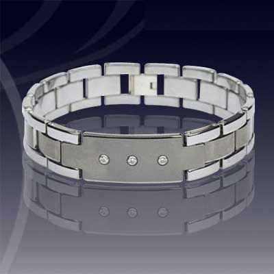 WCC0119-Popular Polished Tungsten Wrist Chain