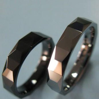 WCR0019-Tungsten Carbide Black Ring
