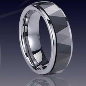 WCR0020-Tungsten Carbide Black Rings