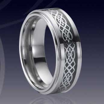 WCR0050-Tungsten Carbon Fiber Inlay Ring