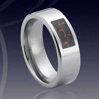 WCR0055-Tungsten Inlay Rings