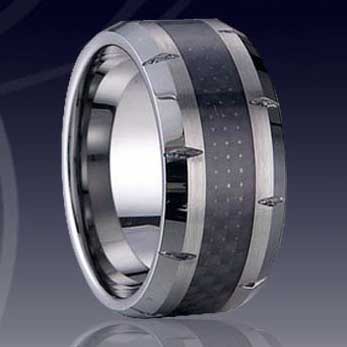 WCR0081-Tungsten Carbon Fiber Rings