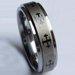 WCR0099-Inlay Tungsten Rings