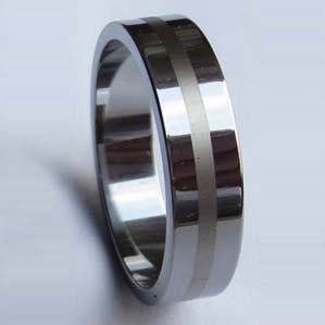 WCR0100-Cheap Tungsten Inlay Ring