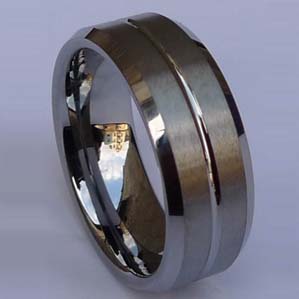 WCR0127-Carbon Fiber Inlay Tungsten Rings