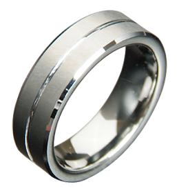WCR0143-Inlay Tungsten Carbide Rings