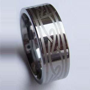 WCR0368-Popular Engrave Tungsten Rings