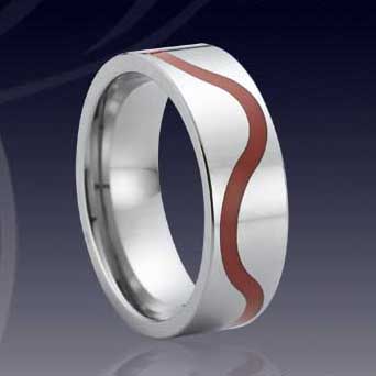 WCR0335-Laser Engrave Tungsten Alloy Ring