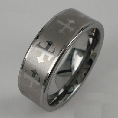 WCR0414-Engrave Tungsten Ring