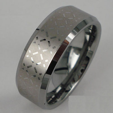 WCR0415-Engrave Tungsten Rings
