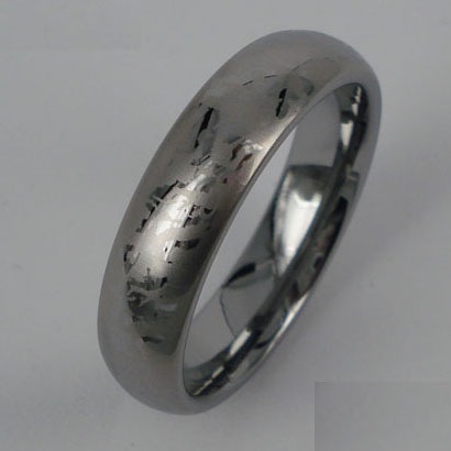 WCR0418-Engrave Tungsten Alloy Ring