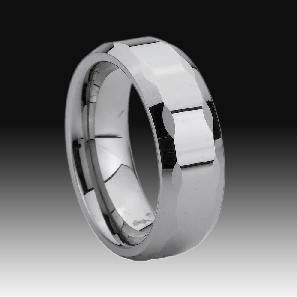 WCR0436-Polished Tungsten Rings
