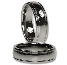 WCR0455-Polished Tungsten Wedding Ring