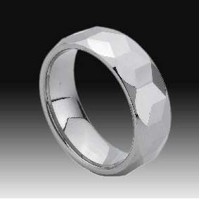 WCR0462-Polished Tungsten Carbide Wedding Bands
