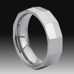 WCR0463-Polished Finished Tungsten Ring