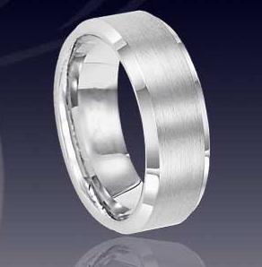 WCR0471-Polished Tungsten Wedding Ring