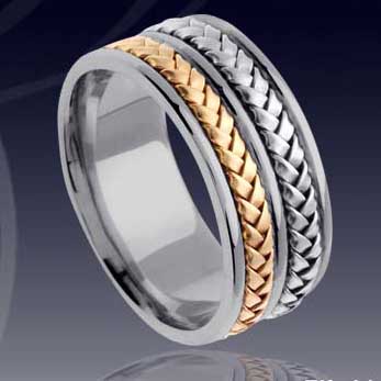 WCR0505-Shell Tungsten Wedding Ring