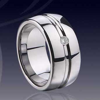 WCR0173-Cheap Tungsten Diamond Rings