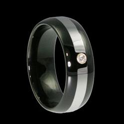 WDR0016-Tungsten Diamond Ring